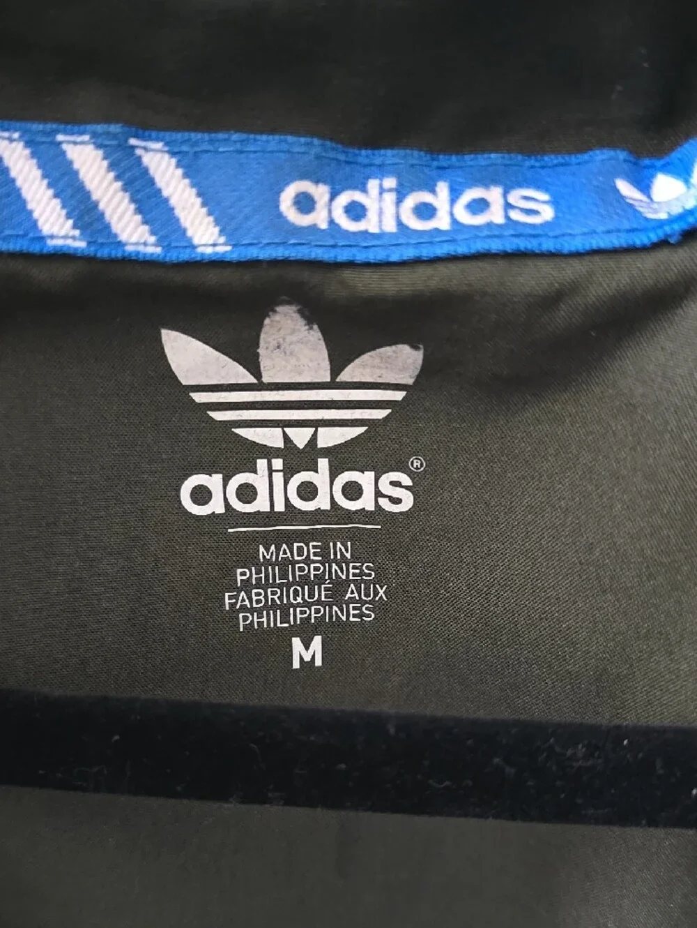 adidas Olive Green Hooded Field Jacket with Pockets